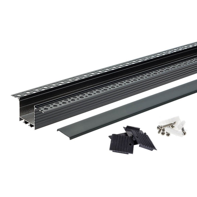 Profile For LED Strip, Black, Black Cover, 71.5x35mm — image 2