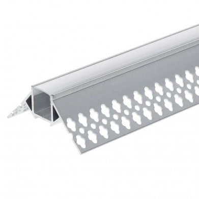 Profile For LED Strip, Built In, Gray, White Cover, 53x25mm — image 4