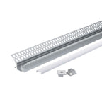 Profile For LED Strip, Built In, Gray, White Cover, 48x28mm — image 2