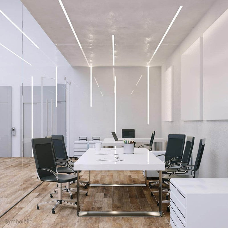 Profile For LED Strip, Silver, White Cover — image 4