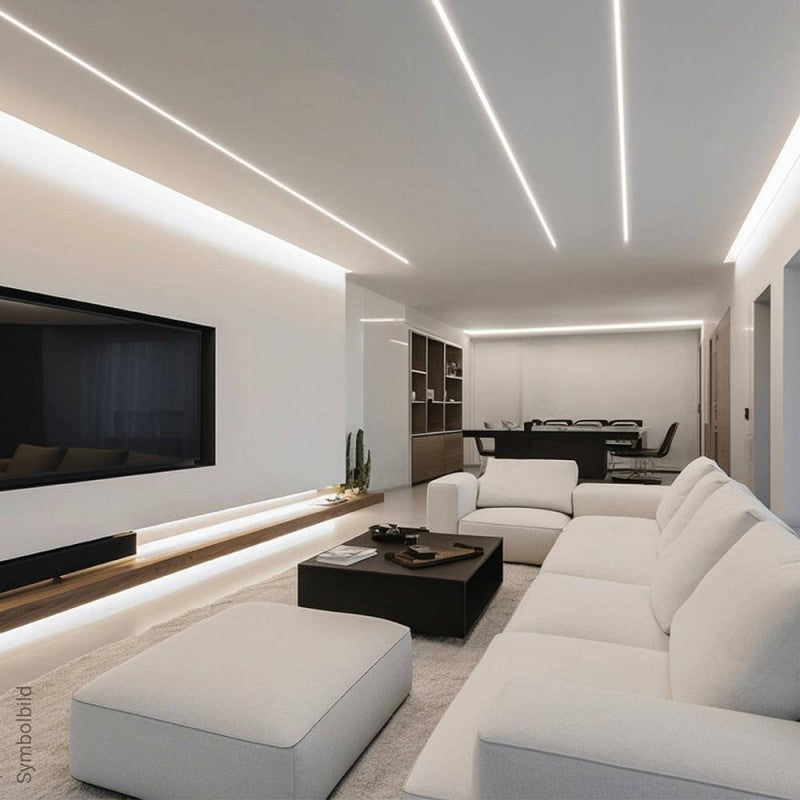 Profile For LED Strip, Silver, White Cover — image 4