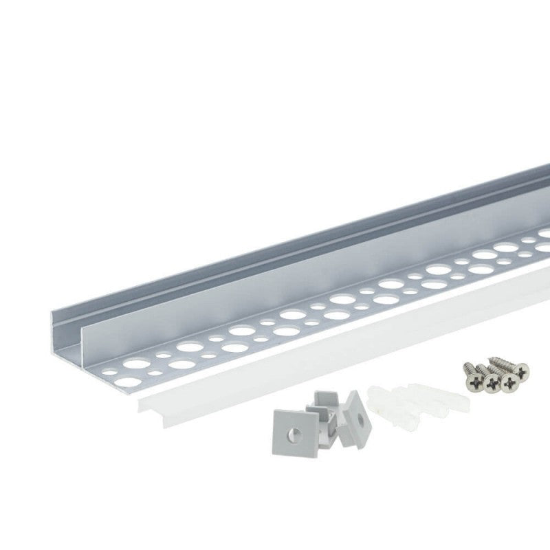 Profile For LED Strip, Silver, White Cover — image 2