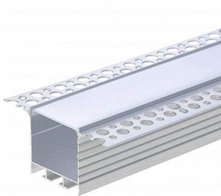 Profile For LED Strip, Silver, White Cover, 71.5x35mm — image 4
