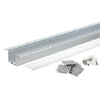 Profile For LED Strip, Silver, White Cover, 71.5x35mm — image 2