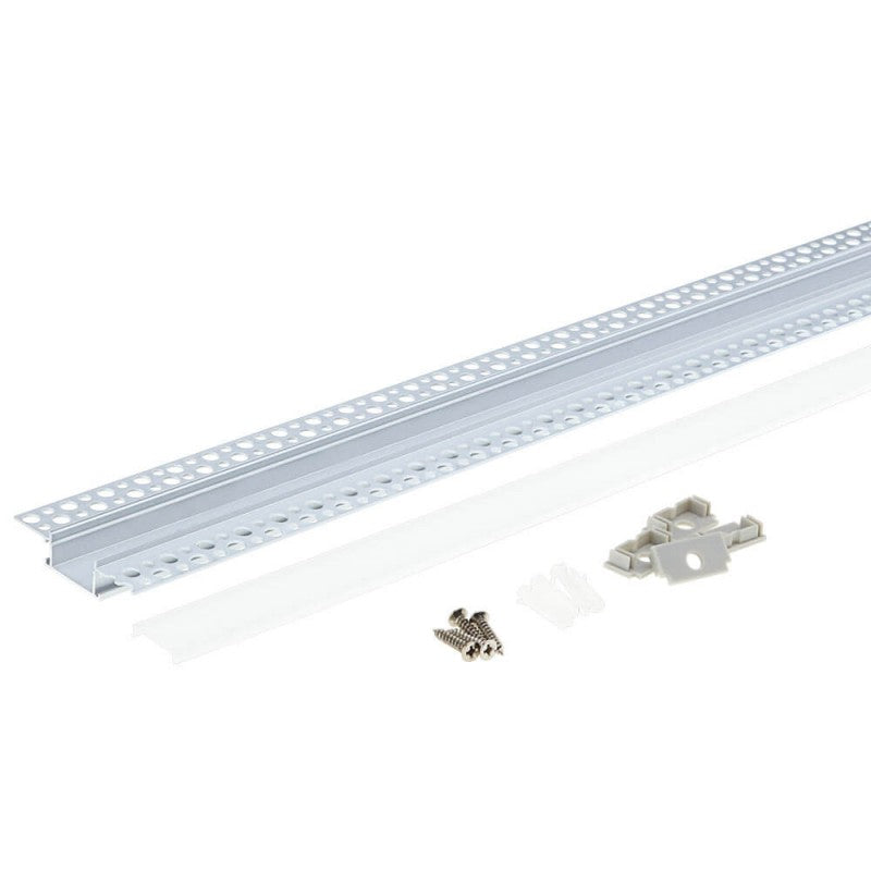 Profile For LED Strip, Silver, White Cover — image 2