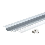 Profile For LED Strip, Silver, White Cover, 98x19mm — image 3