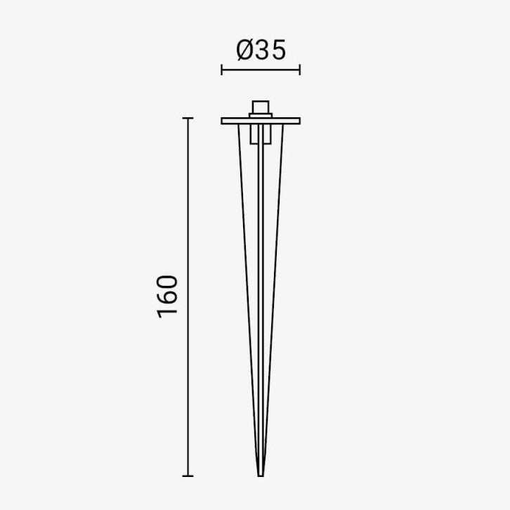 Floodlight Spike, 160mm — image 3