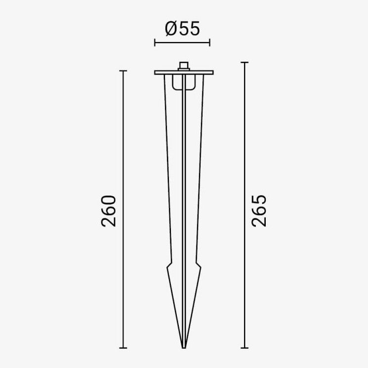 Floodlight Spike, 210mm — image 2