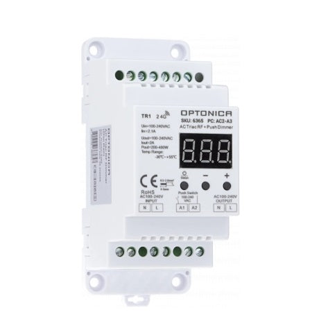 TRIAC Dimmer, AC100-240V, 2A, Remote Control — image 2