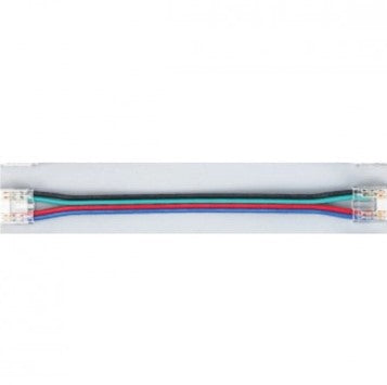 Fasten 2 Connector with Wire in the Middle for 10mm COB RGB LED Strip — image 1