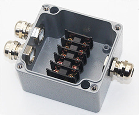 Waterproof Aluminium Box Terminal Block, IP68, Junction Box, 3 Terminals — image 1