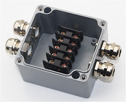 Waterproof Aluminium Box Terminal Block, IP68, Junction Box, 4 Terminals — image 1