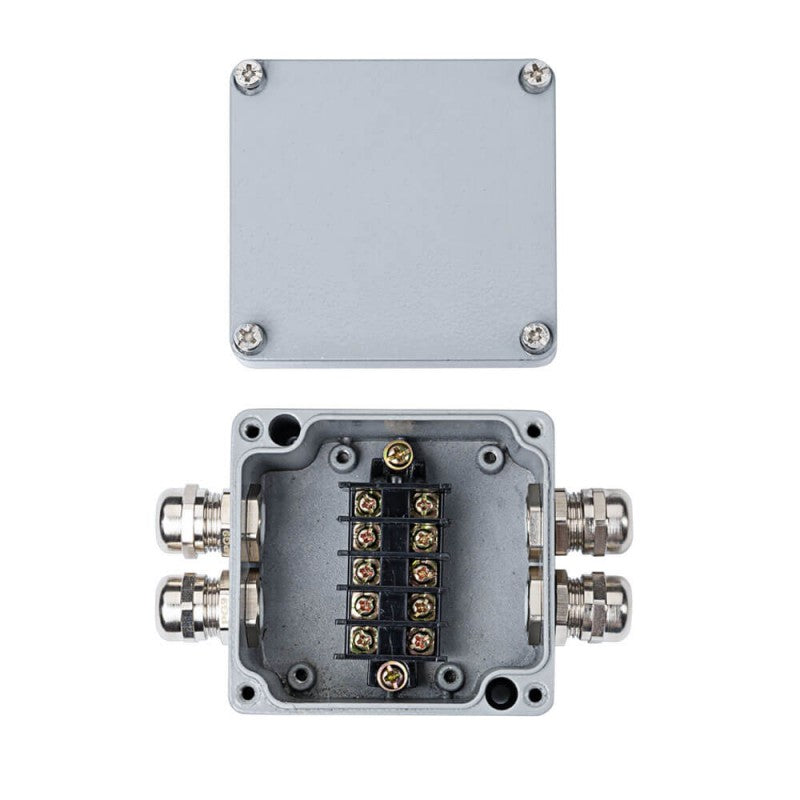 Waterproof Aluminium Box Terminal Block, IP68, Junction Box, 4 Terminals — image 2