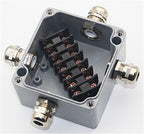 Waterproof Aluminium Box Terminal Block, IP68, Junction Box, 4 Terminals, Diagonal — image 1